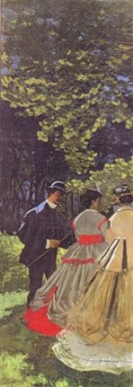 Monet - déjeuner sur l'herbe gauche 1865 orsay.jpg